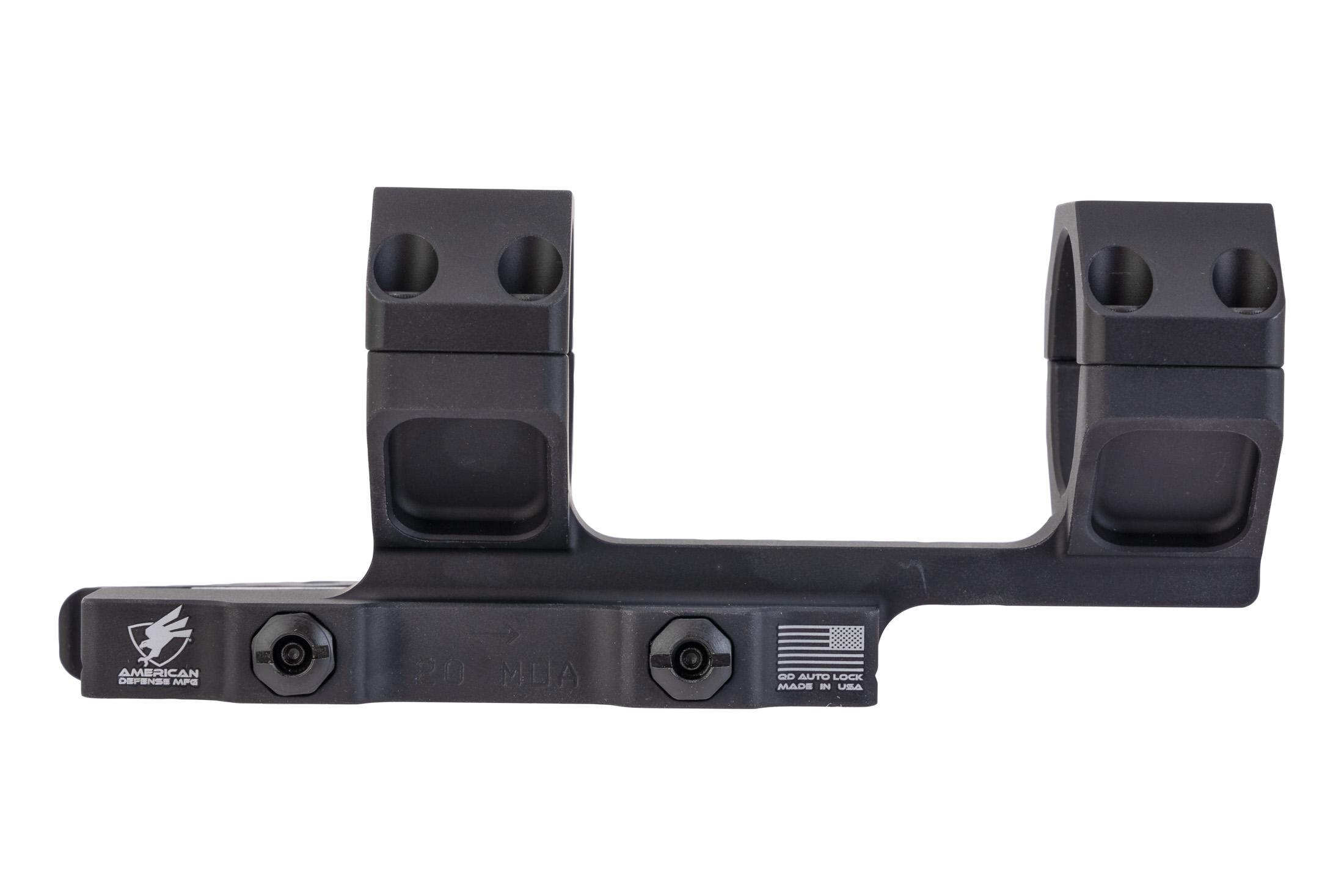 American Defense American Defense Manufacturing AD-DELTA-C Cantilever Scope Mount Standard Legacy Lever 20 MOA 34mm Ring Size Black - view 2